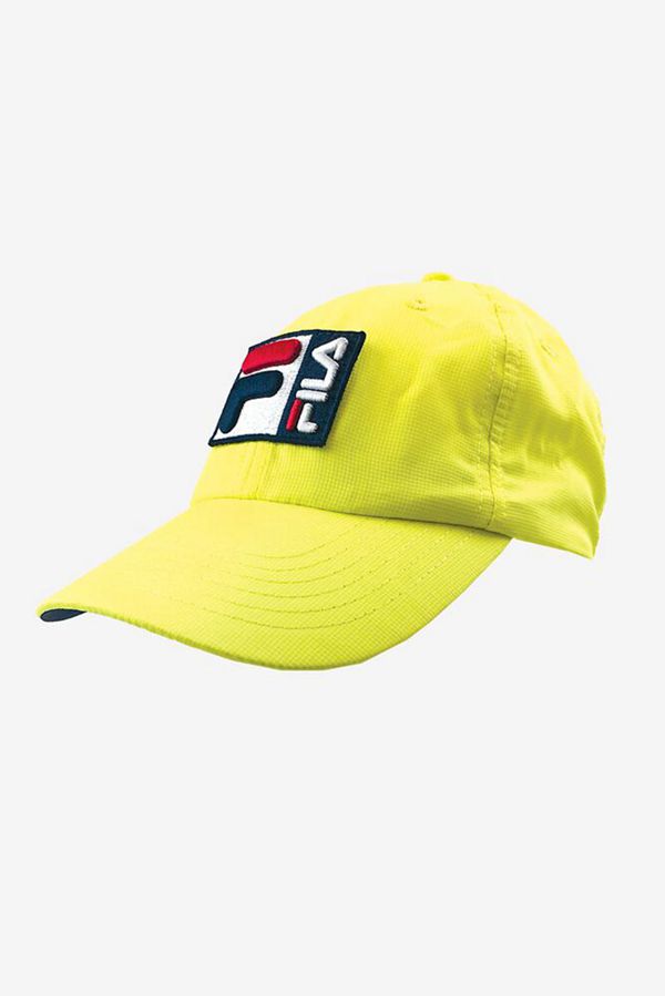 Fila Grid Tech Baseball Cap - Yellow,NZ 695-25807